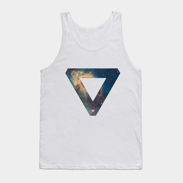 Nebula Triangle Tank Top by LazarIndustries